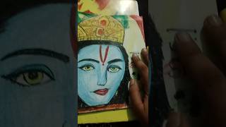 drawing Krishna drawing 🙏🙏 [upl. by Tab]