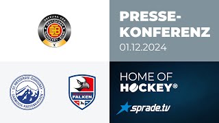 01122024  Pressekonferenz  SC Riessersee vs Heilbronner Falken [upl. by Callery]