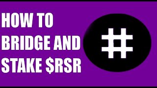 How to Bridge and Stake RSR on BASE Chain [upl. by Ahsekal]