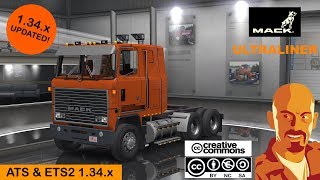 MACK ULTRALINER ATS amp ETS2 134x amp OLDER VERSIONS [upl. by Corie]