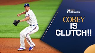 Corey Seager had another SPECTACULAR Postseason  2023 Postseason Highlights [upl. by Akcirderf]