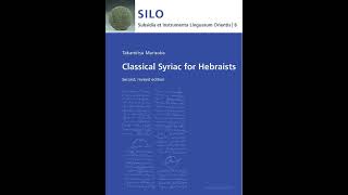 Classical Syriac for Hebraists mesopotamia cuneiform books aramaic [upl. by Chavaree178]