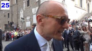 Alfonso Signorini Direttore Chi  Sorrisi e Canzoni  Interviste Matrimonio di Valeria Marini [upl. by Ainorev]