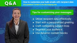 How to customize your bulk emails with recipient data [upl. by Homer]