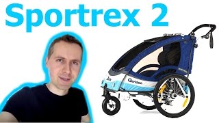 Przyczepka Rowerowa Dla Dzieci  Qeridoo Sportrex 2 12 [upl. by Malcah]