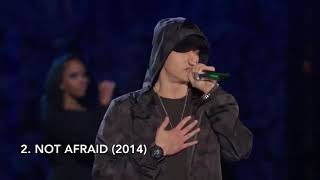 Top 5 Eminem live performances [upl. by Latreese]