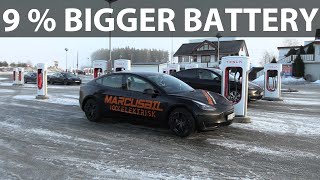 Tesla Model 3 SR 60 kWh winter range test [upl. by Ad]