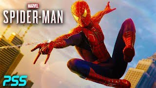 Spiderman PS4  How to Get The Raimi Suit for FREE in Spiderman PS4 Webbed Suit Gameplay [upl. by Lenette483]