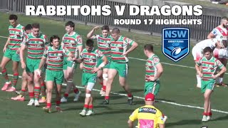 The Tries  Rabbitohs v Dragons Jersey Flegg Cup Round 17 Highlights [upl. by Hall]