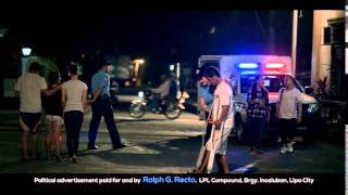 Ralph Recto 2016 TV Commercial Evenings  Family 15secs SD [upl. by Ellerrehs307]