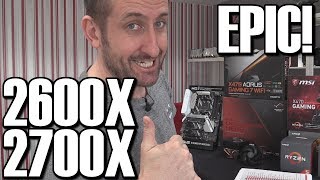 AMD Ryzen 2600X 2700X Gen 2 Review and Overclocking [upl. by Idaline]