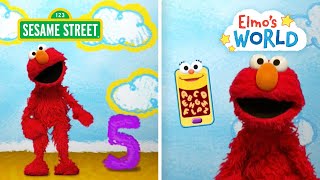 Sesame Street ABC’s and 123’s with Elmo  TWO Elmo’s World Episodes [upl. by Nnyrat519]