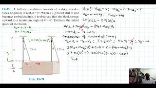 15–39 Kinetics of a Particle Impulse and Momentum Chapter 15 Hibbeler Dynamics Benam Academy [upl. by Leugim]