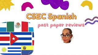 CSEC SPANISH P1 2022 [upl. by Etakyram]