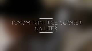 Toyomi mini rice cooker [upl. by Aiekat107]