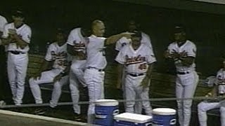 NYYBAL Ripken sits ends streak at 2632 games [upl. by Beaudoin]