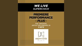 We Live Medium Key Performance Track With Background Vocals [upl. by Ahsiruam]