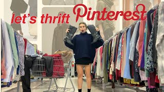 my best thrift thrifting my fall moodboard  thrift haul at the end [upl. by Relyc]