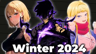 All the NEW ANIMES releasing in WINTER 2024 [upl. by Enovi]