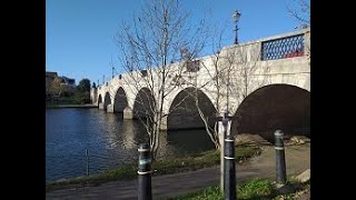 Walk along the Thames Path Chertsey to Laleham [upl. by Shaefer]