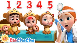 5 Little Monkeys Jumping on the Bed Classic Version  Kids Songs amp Nursery Rhymes  LiaChaCha [upl. by Moneta]