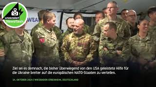 Standort Deutschland NATOChef Rutte besucht neues NSATUKommando in Wiesbaden [upl. by Hildegard170]