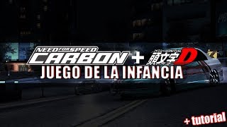 NEED FOR SPEED CARBON  INITIAL D  JUEGO DE LA INFANCIA 2  tutorial como driftear en NFSC [upl. by Utter]