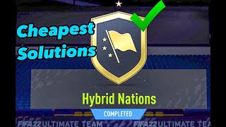 Fifa 22 Hybrid Nations Solutions Cheapest Hybrid Nations Sbc Solutions No Loyalty [upl. by Nashbar]