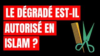 LA COUPE DÉGRADÉ POUR HOMME ESTELLE HALAL ET AUTORISÉE EN ISLAM  MOHAMED NADHIR [upl. by Ainej]