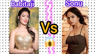 Munmun Dutta 🌹Vs Palak Sidhwani 😍 comparison video 😱munmundutta palaksindhwani babitaji sonu [upl. by Noll]