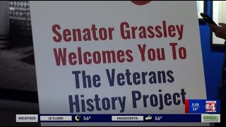 Grassley Hosts Seventh quotVeterans History Projectquot Event [upl. by Danczyk]