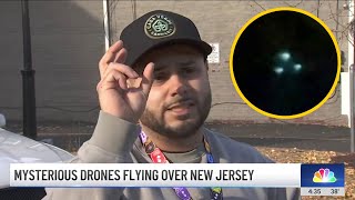 Whats with these mysterious drones flying over New Jersey  NBC New York [upl. by Elmajian127]