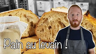 PAIN au Levain en 7 étapes simples 😋 Guide COMPLET 🌾 [upl. by Dabney]