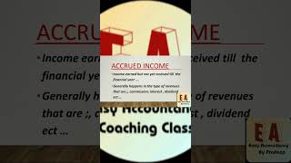 Accrued Income l Part 1 l Adjusting Entries l Easy Accountancy Coaching Class l Pradeep l [upl. by Boris611]