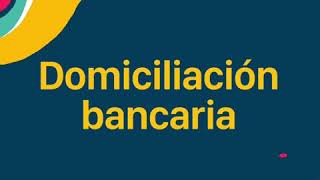 6 Domiciliación Bancaria Ejemplo de orden de domiciliación de adeudo directo SEPA [upl. by Niu]