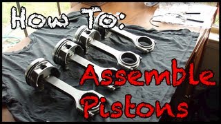 How to Assemble Pistons with Rods [upl. by Shaner]