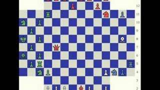 4Way Chess  Regicide Rules [upl. by Sakram]