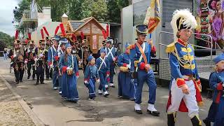 Fusiliers Marins 1810 direction la Chapelle de Heigne [upl. by Coussoule]