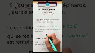 Si  CONDITIONNEL  cest NON ❌ 😡  Français facile AZ conjugaison apprendrelefrancais [upl. by Ethelbert]