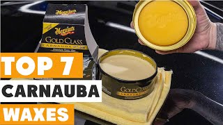 Top 7 Best Carnauba Waxes for Ultimate Car Shine [upl. by Raseda]