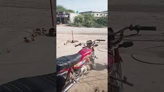 Motorcycle ka puncture lagate hue Bharti [upl. by Freytag]