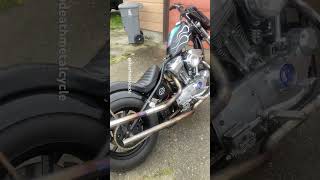 Sportster 1275 harleydavidson chopper lowbrowcustoms deathmetalcycle biker custom [upl. by Keifer]