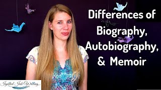 Memoir vs Biography vs Autobiography [upl. by Hpeosj]