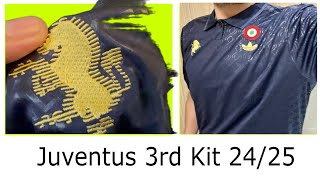 Unboxing of Juventus 3rd kit 2425  Adidas [upl. by Nysila]