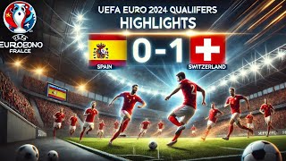 Spain vs Switzerland 01  UEFA Euro 2024 Qualifiers Full Match Highlights [upl. by Buckie795]