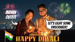 Taking my ASIAN girlfriend to Celebrate Diwali In INDIA 🪔 [upl. by Nela259]