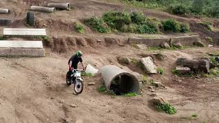 Hooton lodge trials bike park Rotherham [upl. by Tessil]