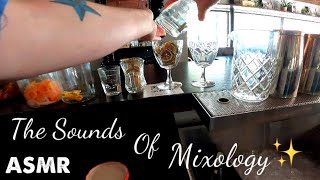 asmr Bartending pov  Opening the bar  The sounds of Mixology [upl. by Glenine]