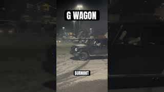 G WAGON DRIFT BURNOUT mercedes gwagon automobile 2024 viralvideo drift shorts shortvideo [upl. by Adnilram]