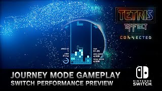 Tetris Effect Connected Journey Mode Gameplay Performance Preview  Nintendo Switch [upl. by Anaylil849]